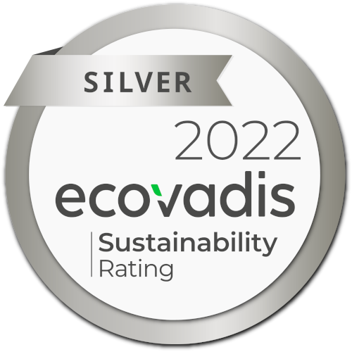 EcoVadis Sustainability Rating 2022 Silbermedaille